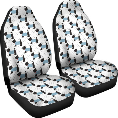 Scottish Terriers Print Design LKS3012 Car Seat Covers