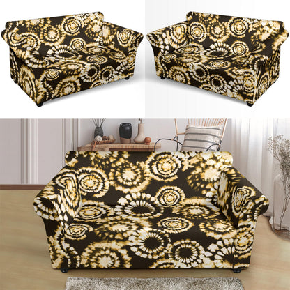 Tie Dye Print Design LKS307 Loveseat Couch Slipcover