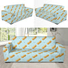 Peanut Pattern Print Design A03 Sofa Slipcover