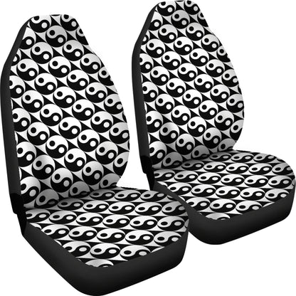 Yin Yang Print Design LKS304 Car Seat Covers