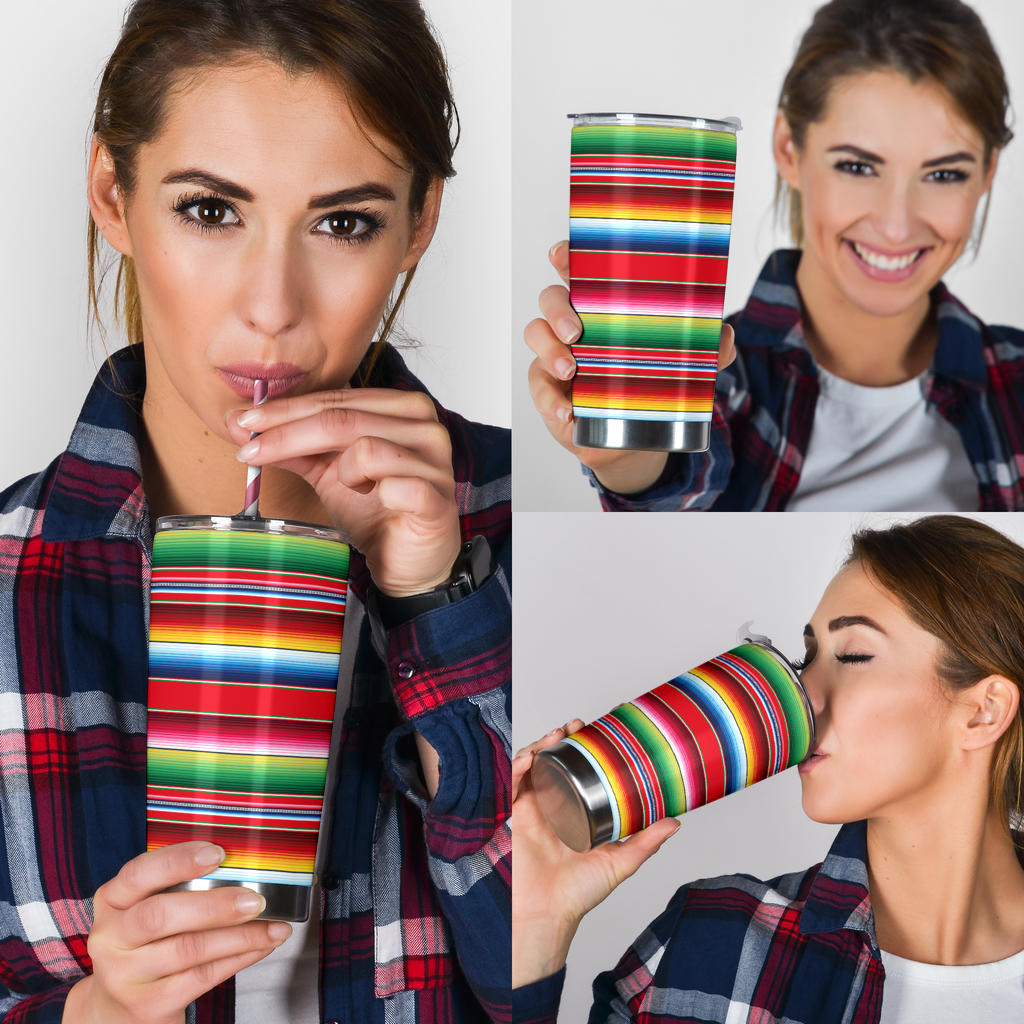Serape Pattern Tumbler