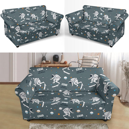 Skateboard Print Design LKS306 Loveseat Couch Slipcover
