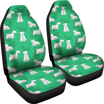 Sealyham Terriers Print Design LKS301 Car Seat Covers