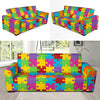 Autism Awareness Pattern Print Design 02 Sofa Slipcover