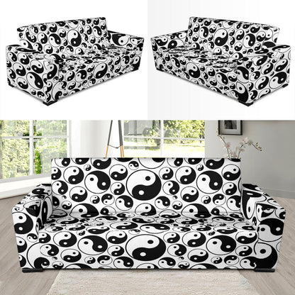 Yin Yang Print Design LKS302 Sofa Slipcover