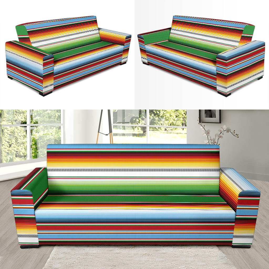 Serape Print Design LKS302 Sofa Slipcover
