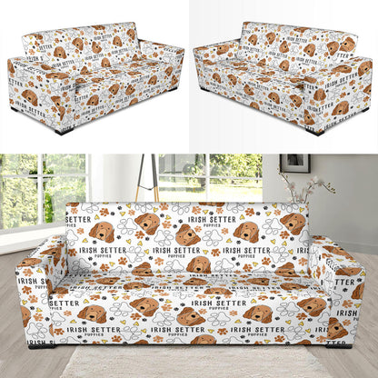 Setters Irish Print Design LKS301 Sofa Slipcover