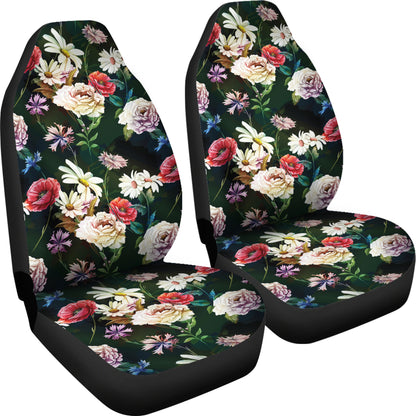 Summer Floral Print Design LKS303 Car Seat Covers