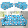 Cow Pattern Print Design 01 Sofa Slipcover