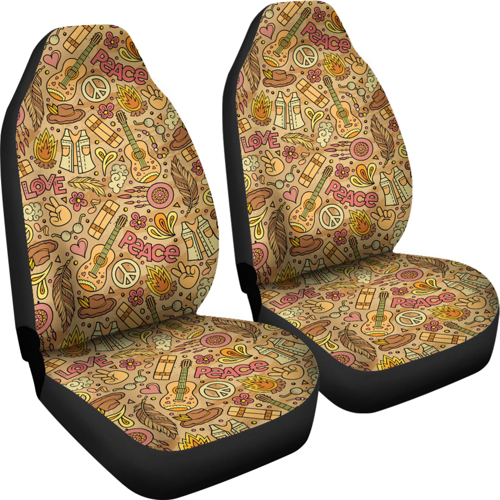 Hippie Print Design LKS305 Car Seat Covers