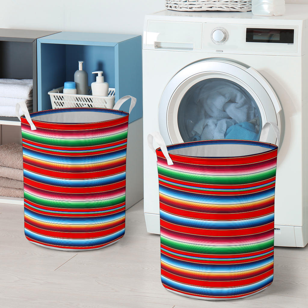 Serape Print Laundry Basket