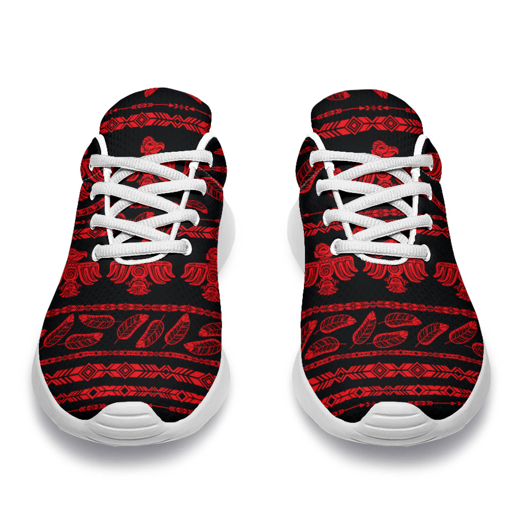 Native American Eagle Themed Print Athletic Shoes