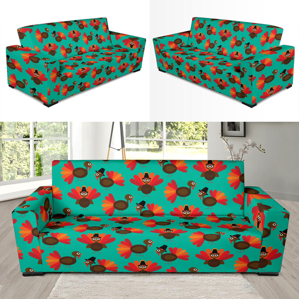 Thanksgiving Print Design LKS307 Sofa Slipcover