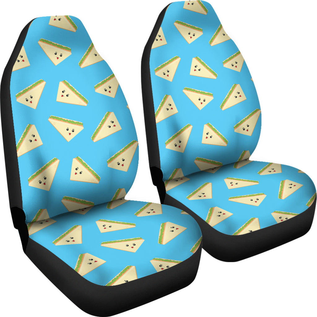 Sandwich Emoji Print Design LKS305 Car Seat Covers