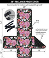 Dahlia Pattern Print Design 02 Recliner Cover Protector