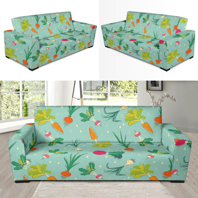 Radish Pattern Print Design A01 Sofa Slipcover