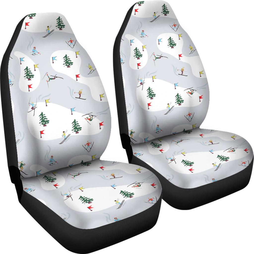 Ski Print Design LKS305 Car Seat Covers
