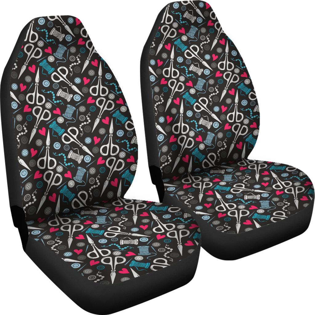Sewing Equipment Print Design LKS305 Car Seat Covers