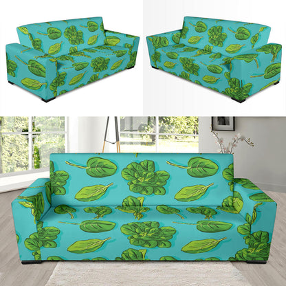 Spinach Print Design LKS301 Sofa Slipcover