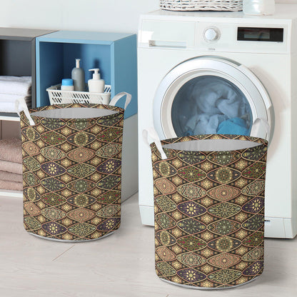 Mandala Motif Themed Design Print Laundry Basket