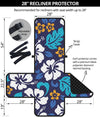 Hibiscus Pattern Print Design HB030 Recliner Cover Protector