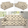 Mustache Pattern Print Design A03 Sofa Slipcover