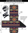 Ethnic Geometric Print Pattern Recliner Cover Protector