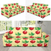 Radish Pattern Print Design A02 Sofa Slipcover