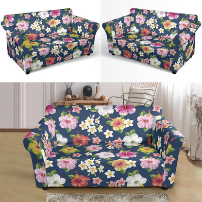 Hibiscus Sweet Print Design LKS304 Loveseat Couch Slipcover
