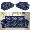 Celestial Moon Pattern Print Design 03 Sofa Slipcover