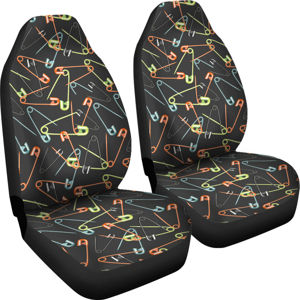 Safety Pin Print Design LKS301 Car Seat Covers