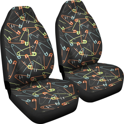 Safety Pin Print Design LKS301 Car Seat Covers