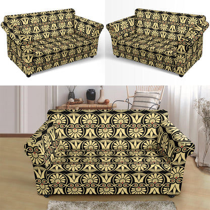Ancient Greek Print Design LKS3014 Loveseat Couch Slipcover