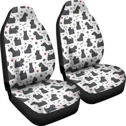 Scottish Terriers Print Design LKS3015 Car Seat Covers