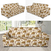 Cookie Pattern Print Design 04 Sofa Slipcover