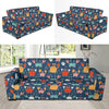 Crab Pattern Print Design 05 Sofa Slipcover