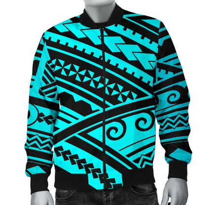 Polynesian Tribal Men Bomber Jacket