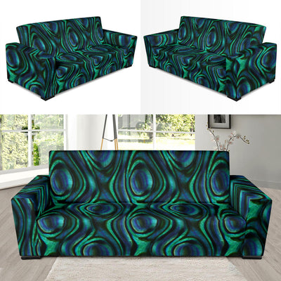 Abalone Pattern Print Design 01 Sofa Slipcover