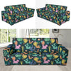 Cactus Pattern Print Design 05 Sofa Slipcover