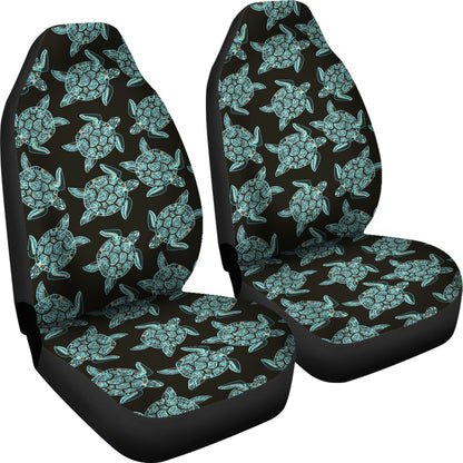 Sea Turtle Print Design LKS302 Car Seat Covers