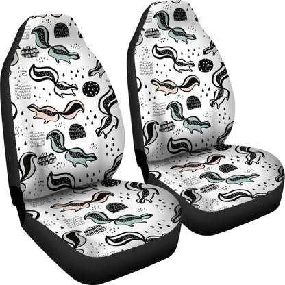Skunk Print Design LKS303 Car Seat Covers