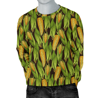 Agricultural Corn cob Print Men Long Sleeve Sweatshirt