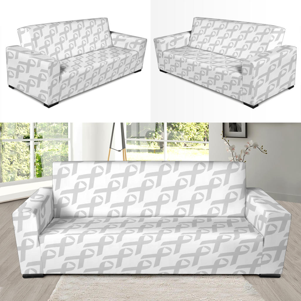 Brain cancer Pattern Print Design 02 Sofa Slipcover