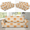 Pomeranians Pattern Print Design A04 Sofa Slipcover