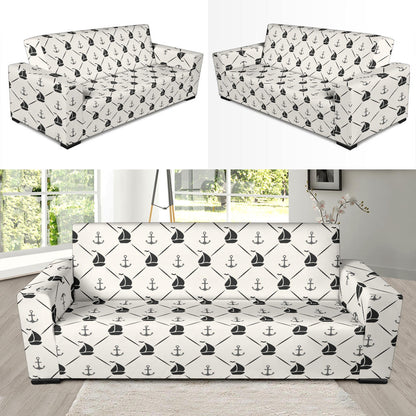 Sailboat Print Design LKS302 Sofa Slipcover