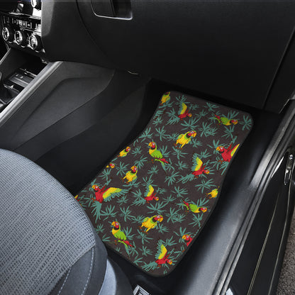 Parrot Themed Print Car Floor Mats Front Back