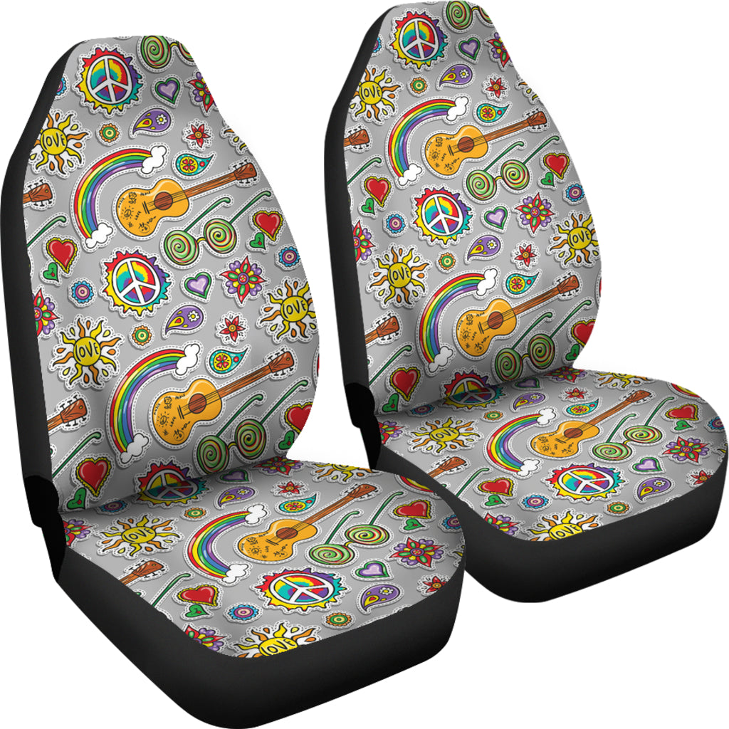 Hippie Print Design LKS306 Car Seat Covers