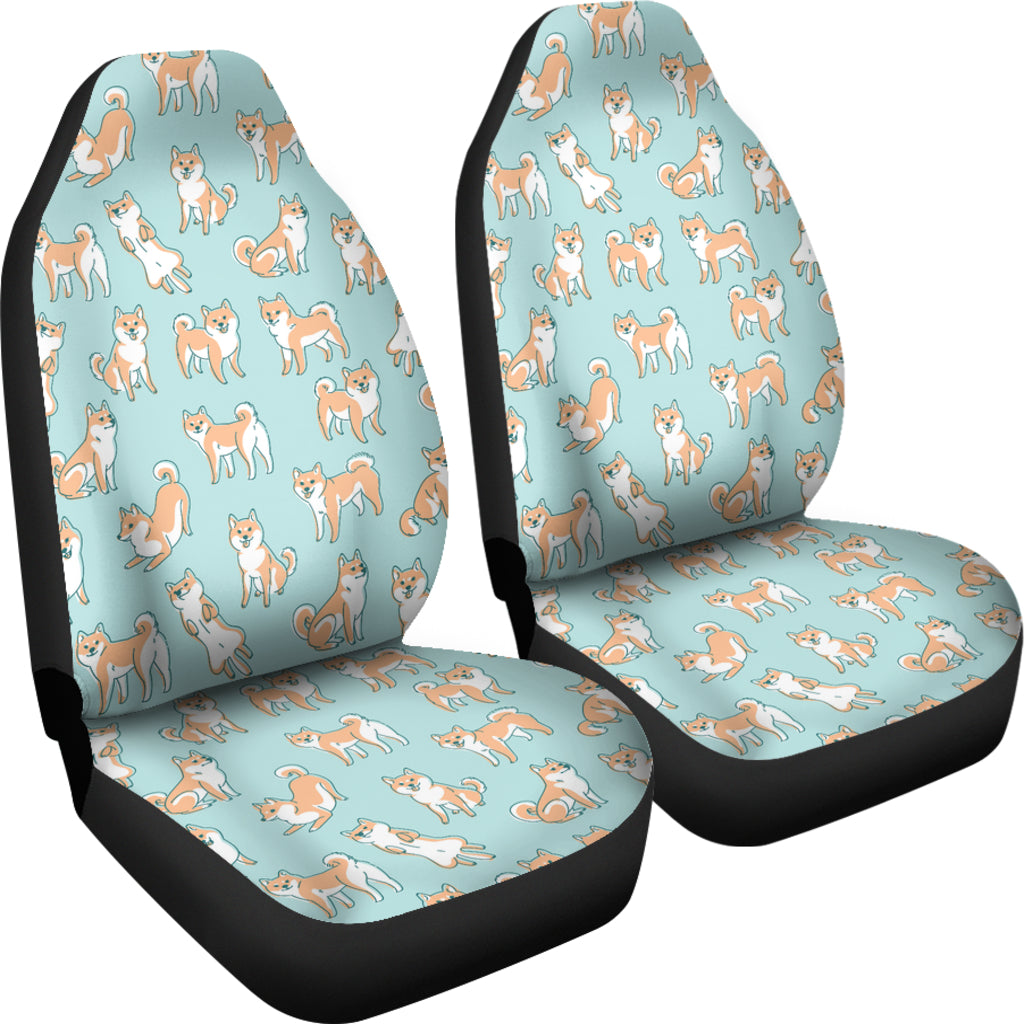 Shiba Inu Print Design LKS304 Car Seat Covers
