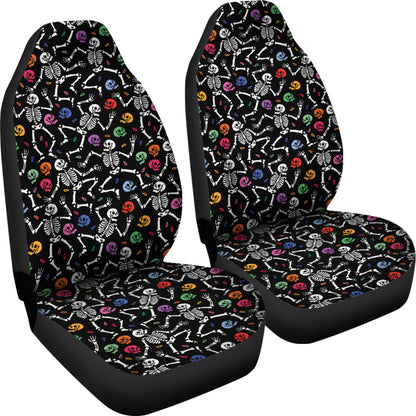 Skeleton Print Design LKS307 Car Seat Covers