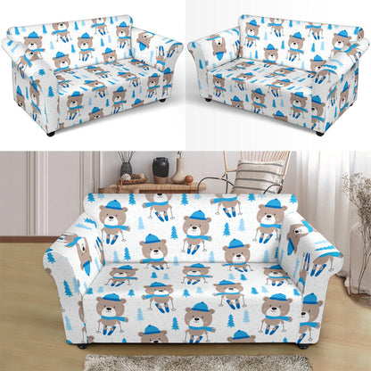 Ski Print Design LKS306 Loveseat Couch Slipcover